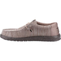 HEYDUDE Wally Stretch Mesh Synthetic Men's Deep Taupe/Mole Brown Moccasins Shoes