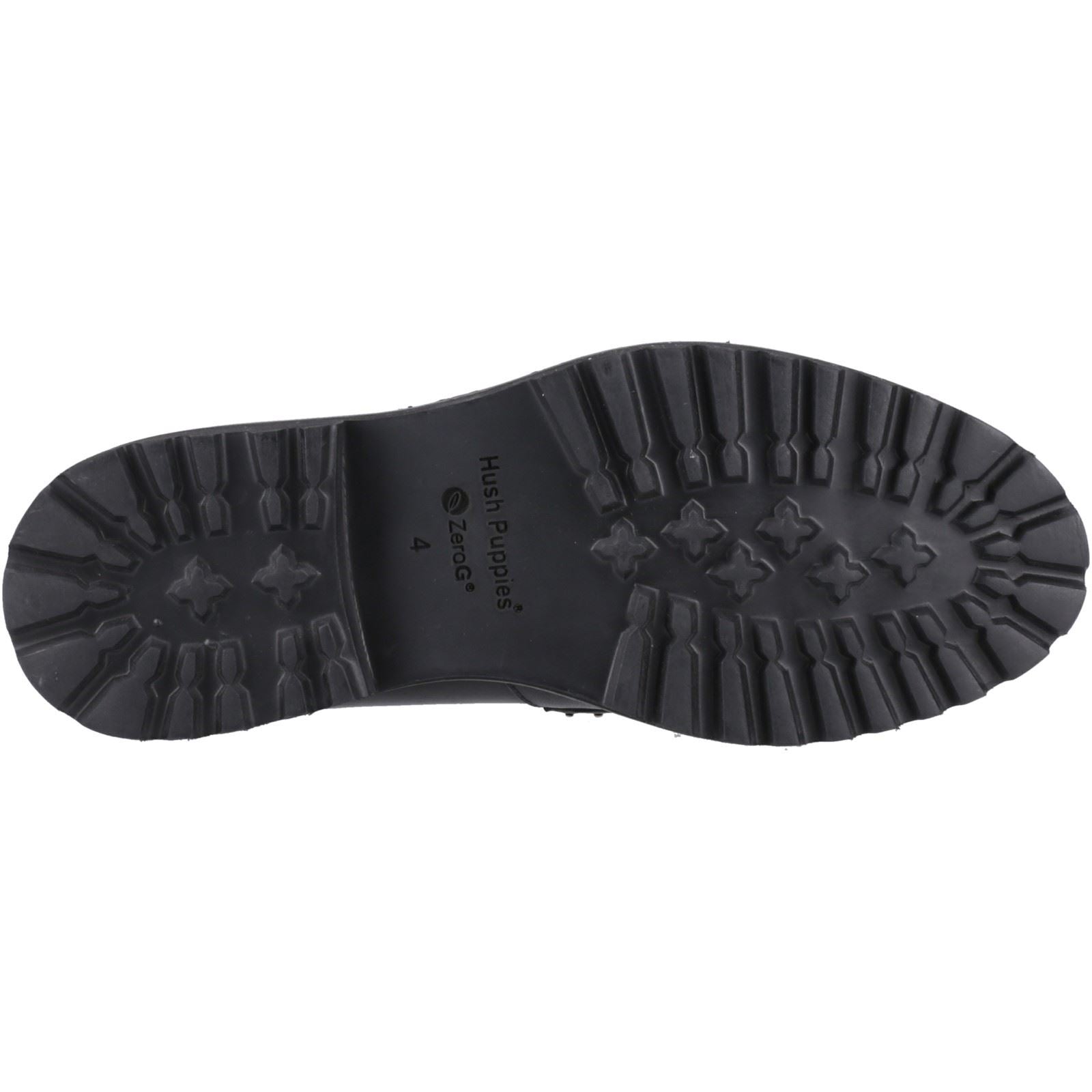 Hush Puppies Genie Leather Women's Black Standard Loafers