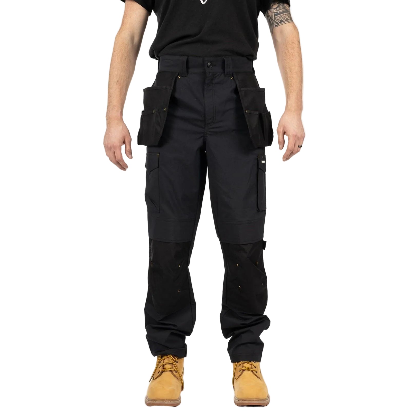 Caterpillar Nexus Holster Stretch Pocket Cotton Men's Black Outdoor Trousers