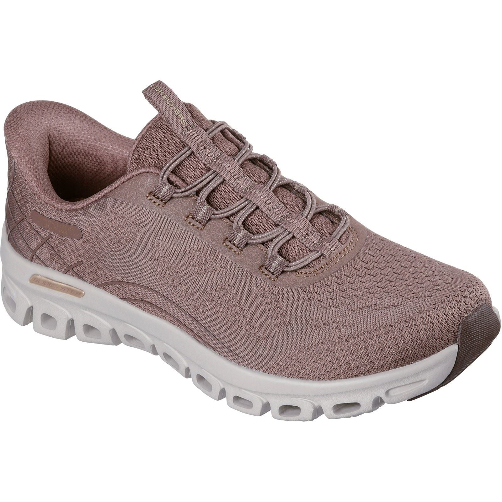 Skechers Glide-Step Elevate Amaze Textile Women's Brown Trainers