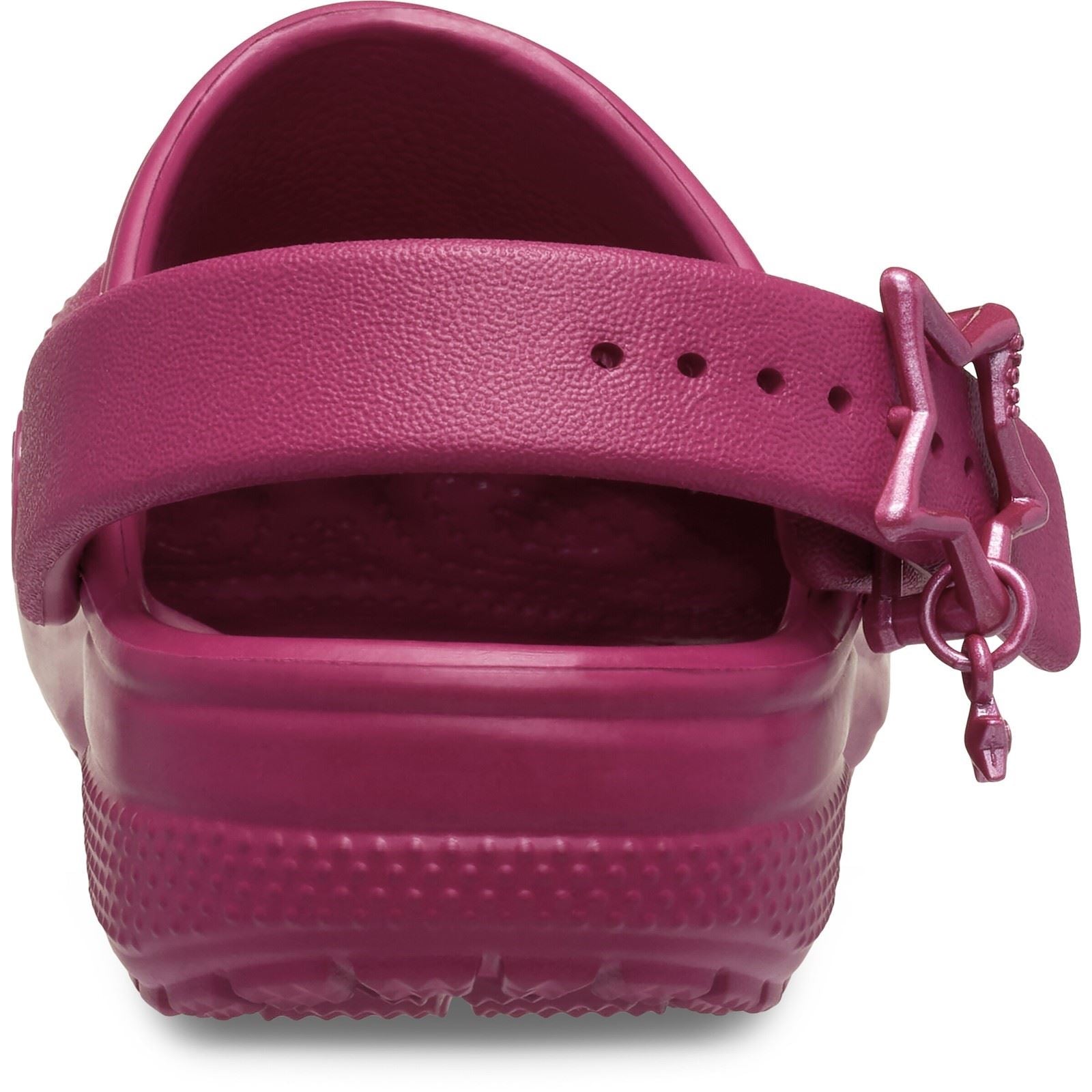 Crocs Classic Star Buckle EVA Girl's Royal Pink Casual Shoes - Clogs