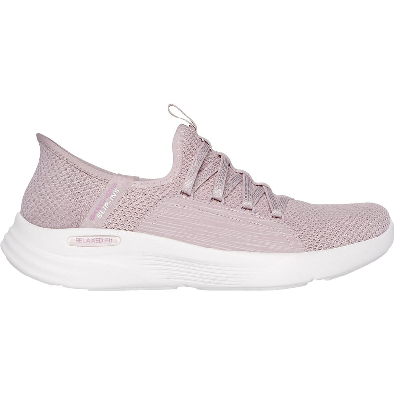 Skechers Relaxed Fit Sport - Ballet Chic Textile Women's Light Mauve Trainers