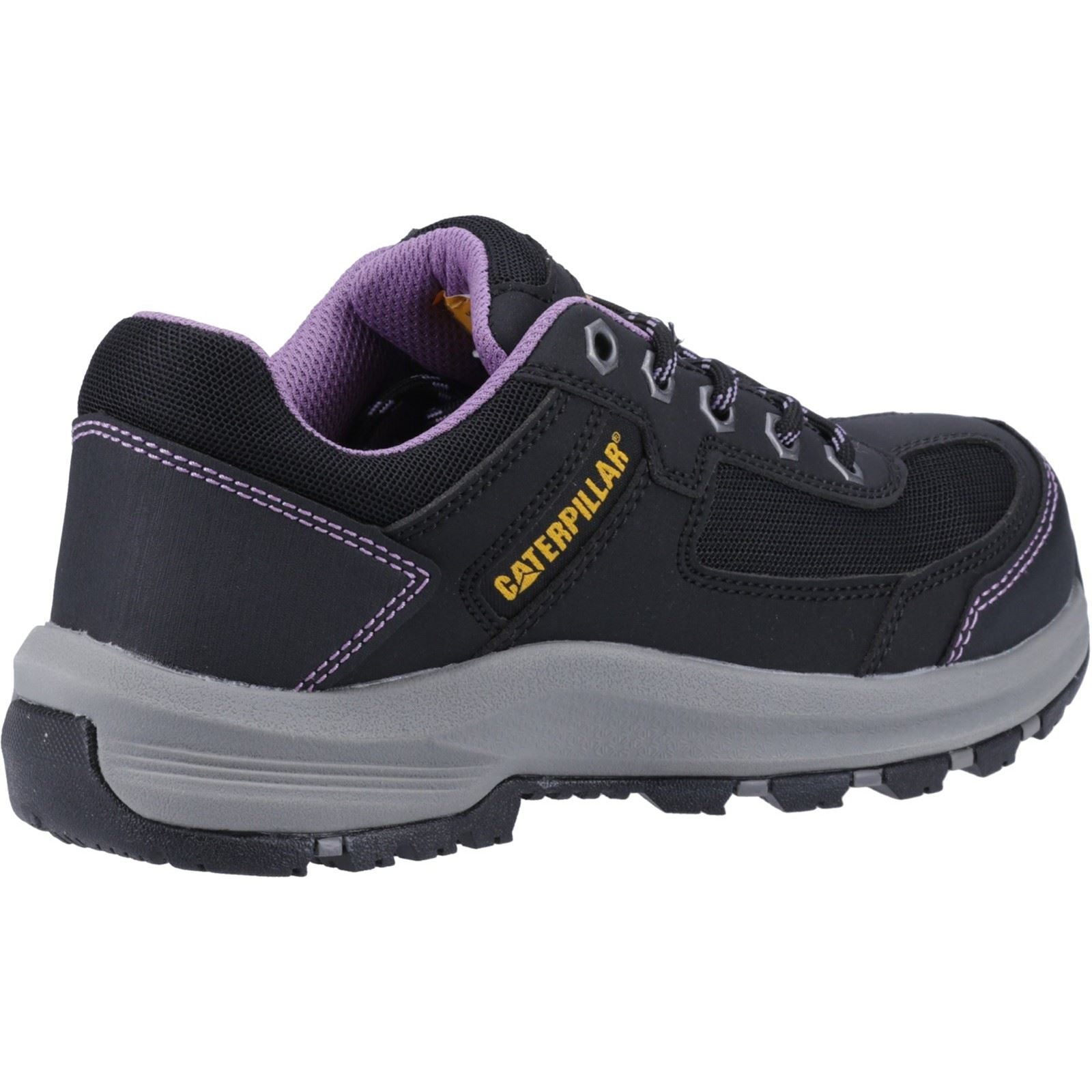 Caterpillar Elmore PVC Black/Lilac Safety Trainers