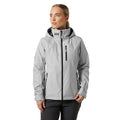 Helly Hansen Sport Crew Hooded Midlayer Sailing 2.0 Women's Grey Sailing Jacket