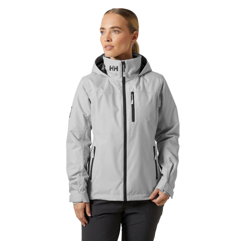 Helly Hansen Sport Crew Hooded Midlayer Sailing 2.0 Women's Grey Sailing Jacket