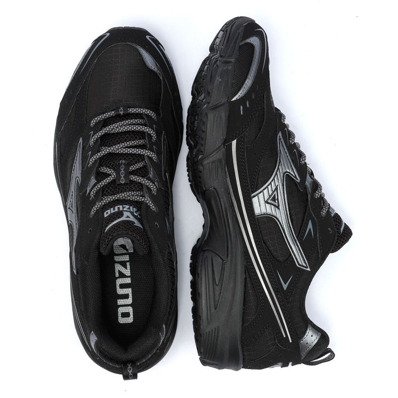 Mizuno MXR Tech Black / Metallic Grey Trainers