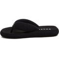 Rocket Dog Sunset Puff Atlanta Textile Women's Black Flip Flops