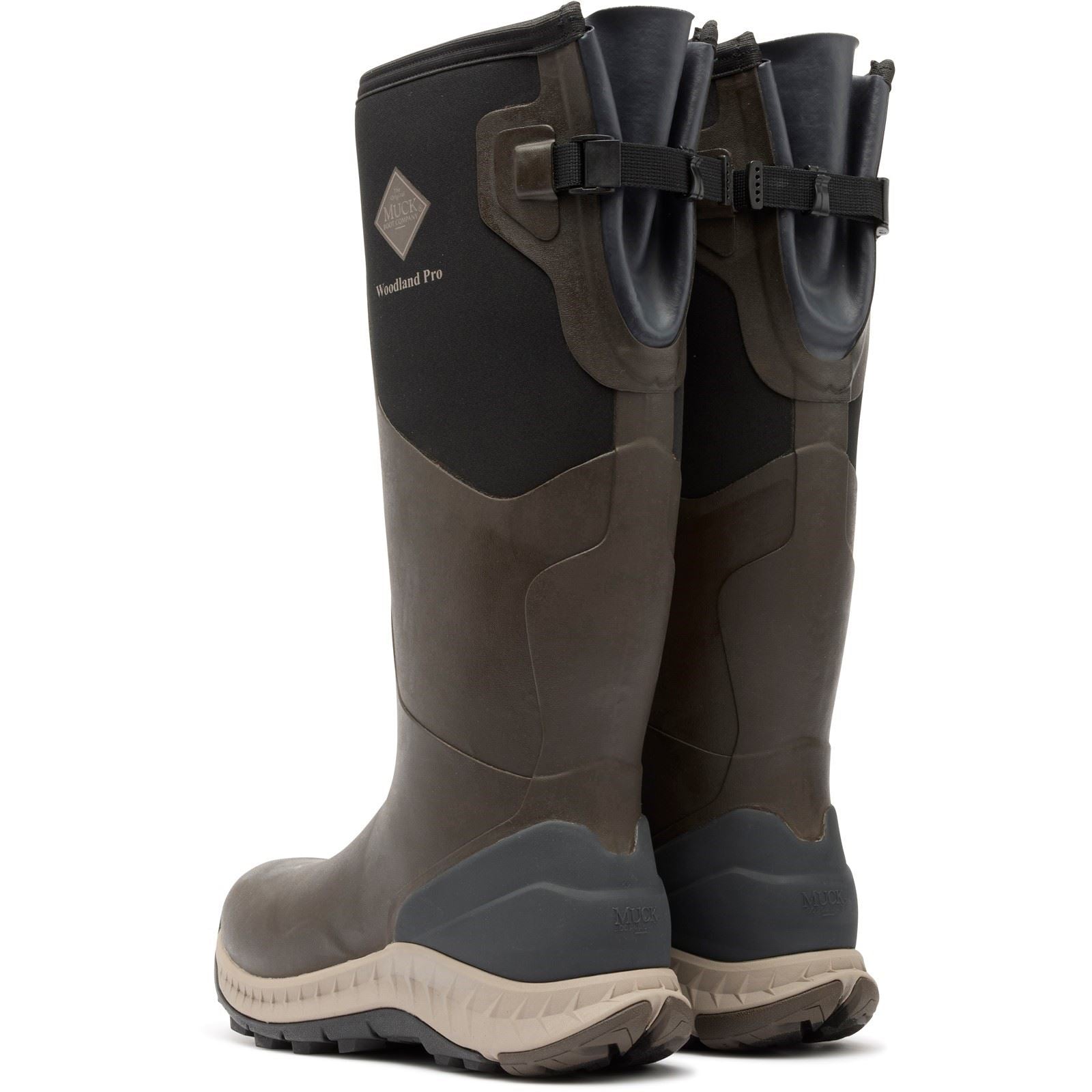 Muck Boots Woodland Pro Rubber Men's COFFEE Wellington Boots