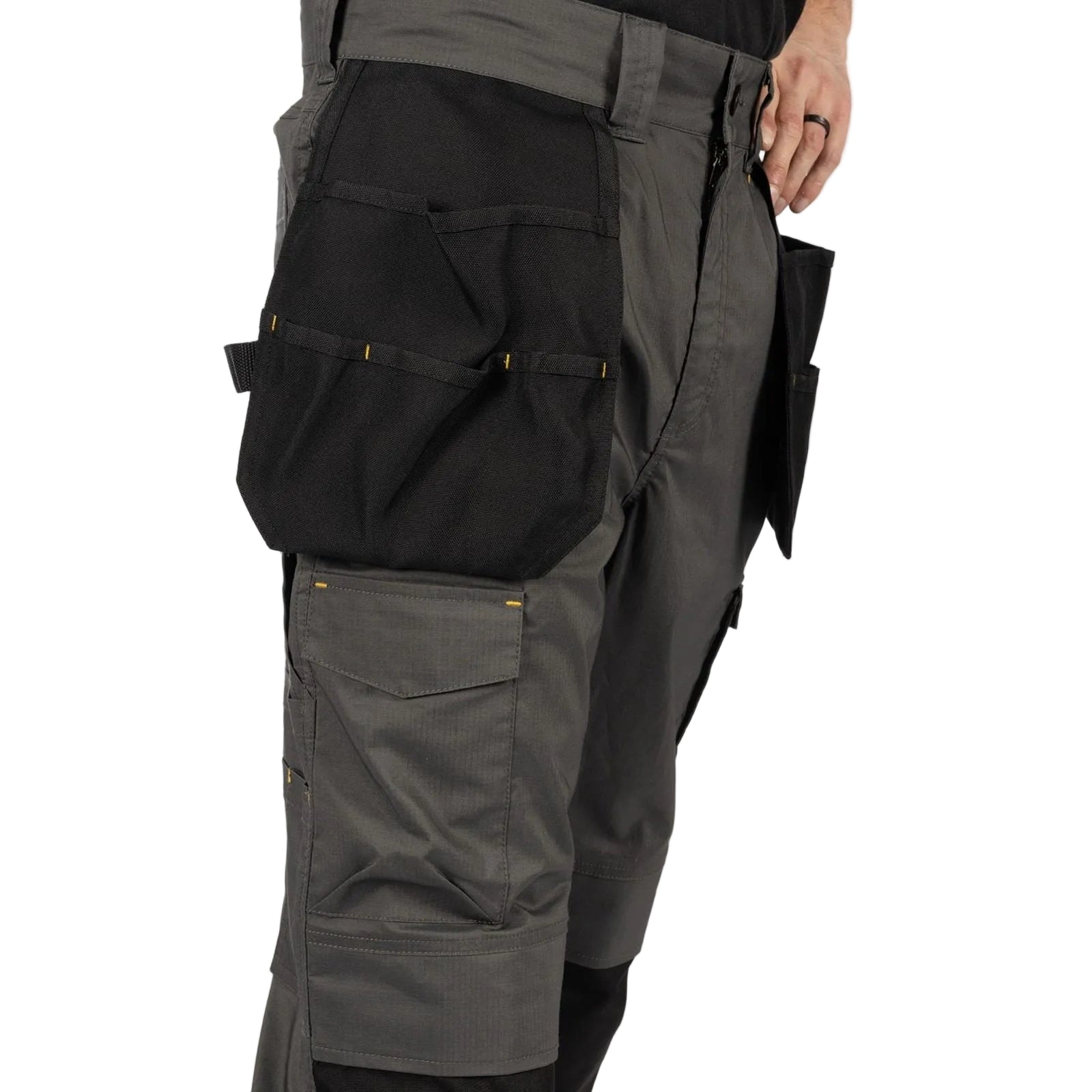 Caterpillar Nexus Holster Stretch Pocket Cotton Men's Grey Outdoor Trousers