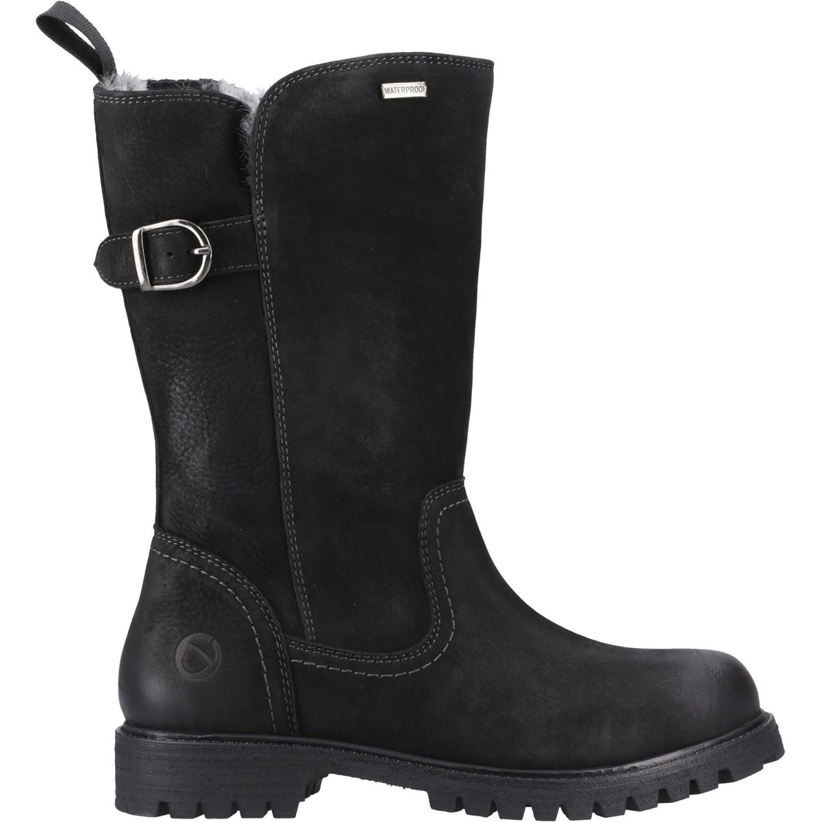 Cotswold Winchcombe Leather Women's Black Boots