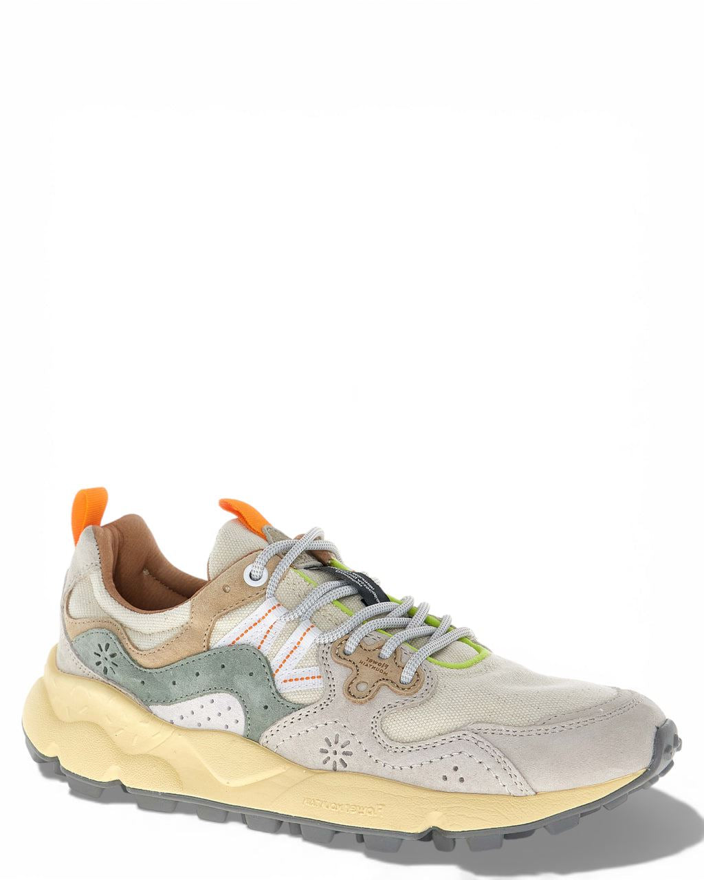 Flower Mountain Yamano 3 Off White/Green Trainers