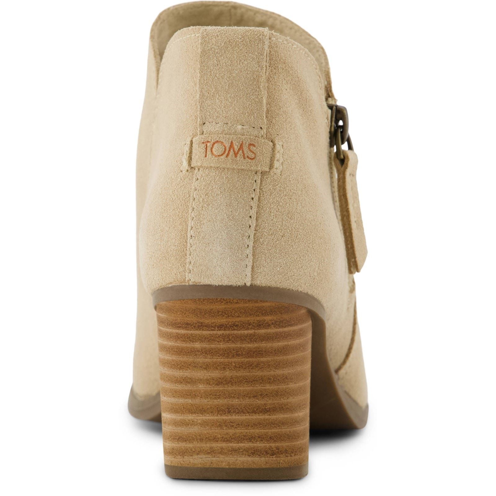 TOMS Goldie Textile Women's Sand Heeled Ankle Boots