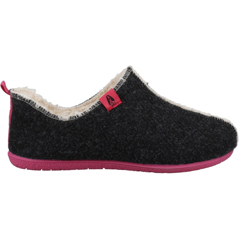 Hush Puppies Good Recycled RPET Synthetic Women's Charcoal Slippers