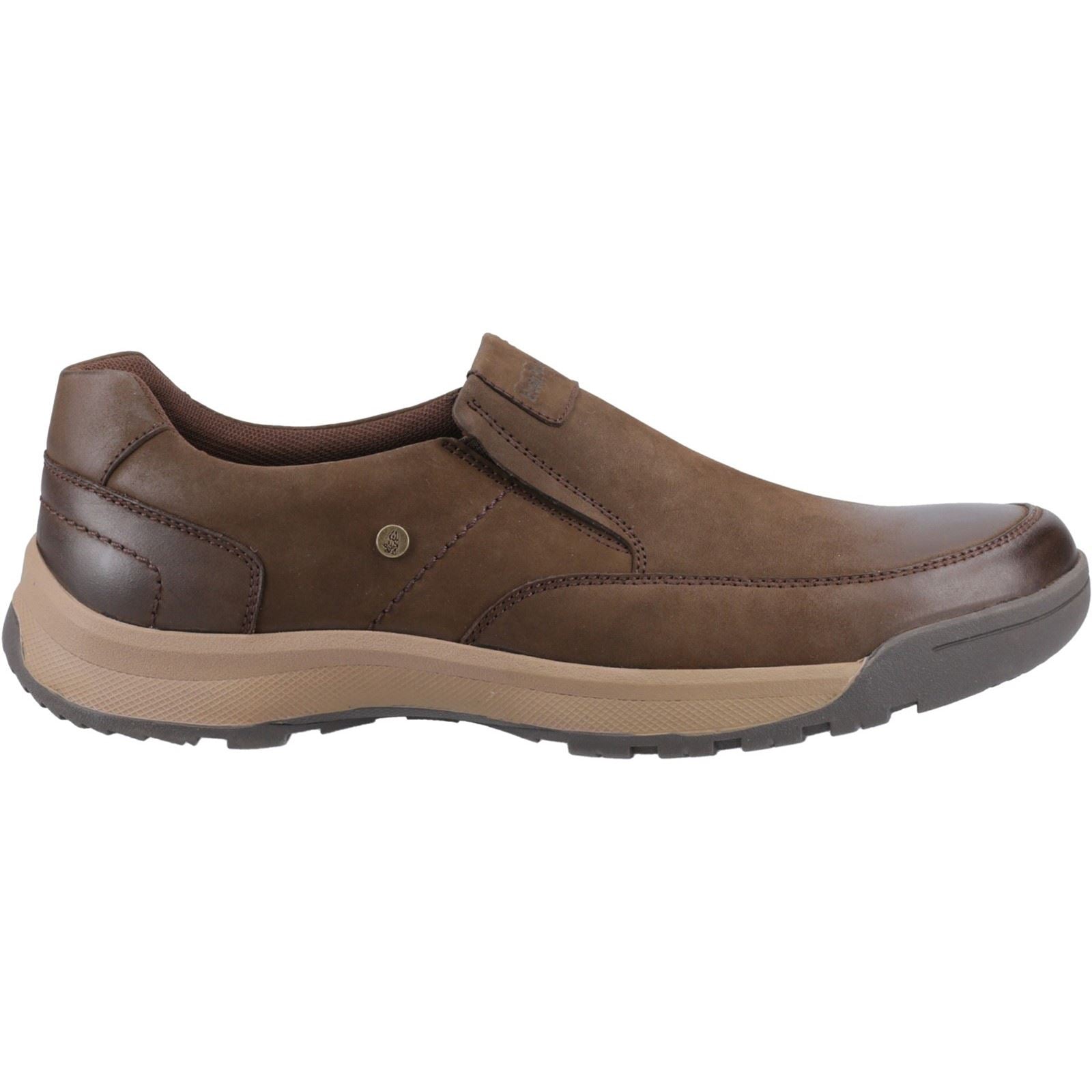 Hush Puppies Vaun Leather Men's Brown Loafers
