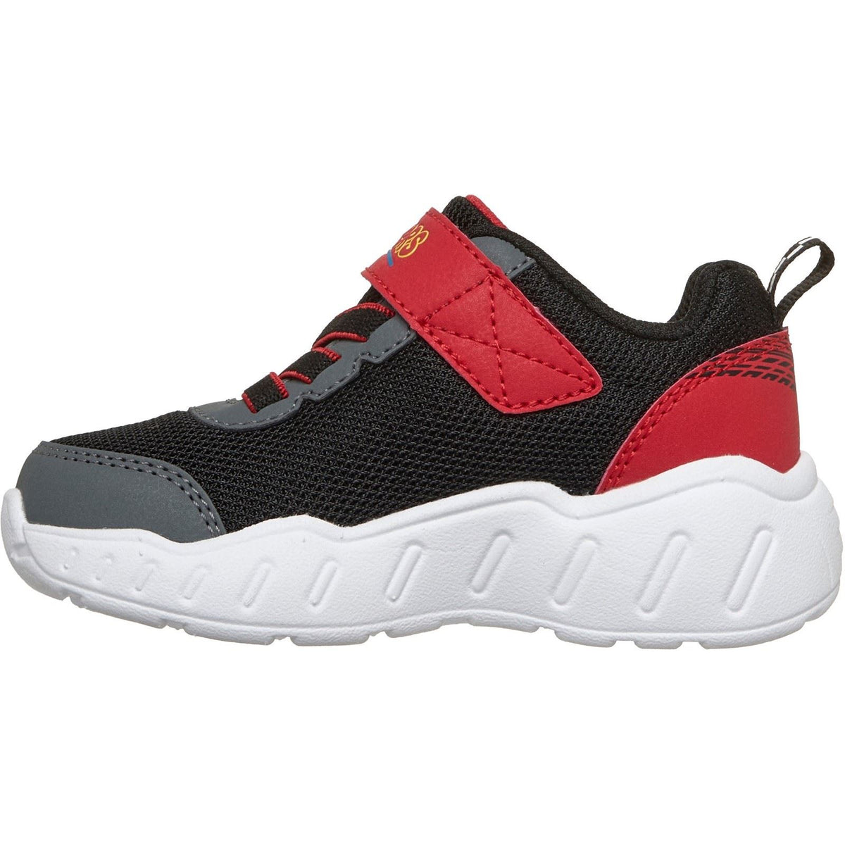 Skechers Play Scene Textile Boy's Black/Red Trainers