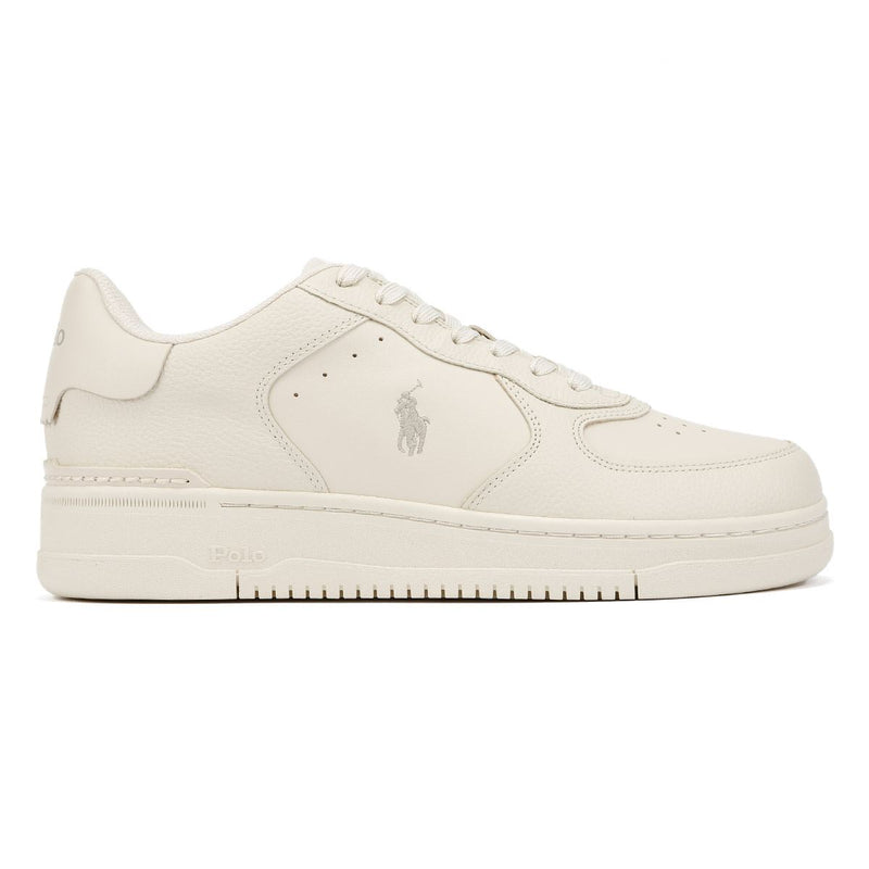 Polo Ralph Lauren Masters Court Leather Men's Ecru Trainers