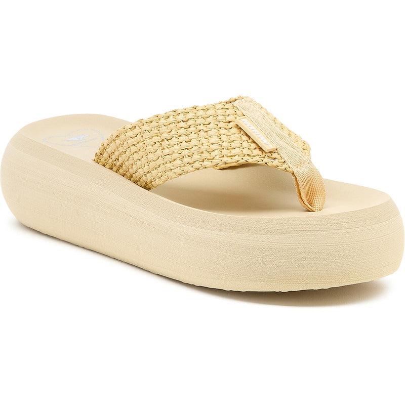 Rocket Dog Sandy Raffia Textile Women's Natural Sandals