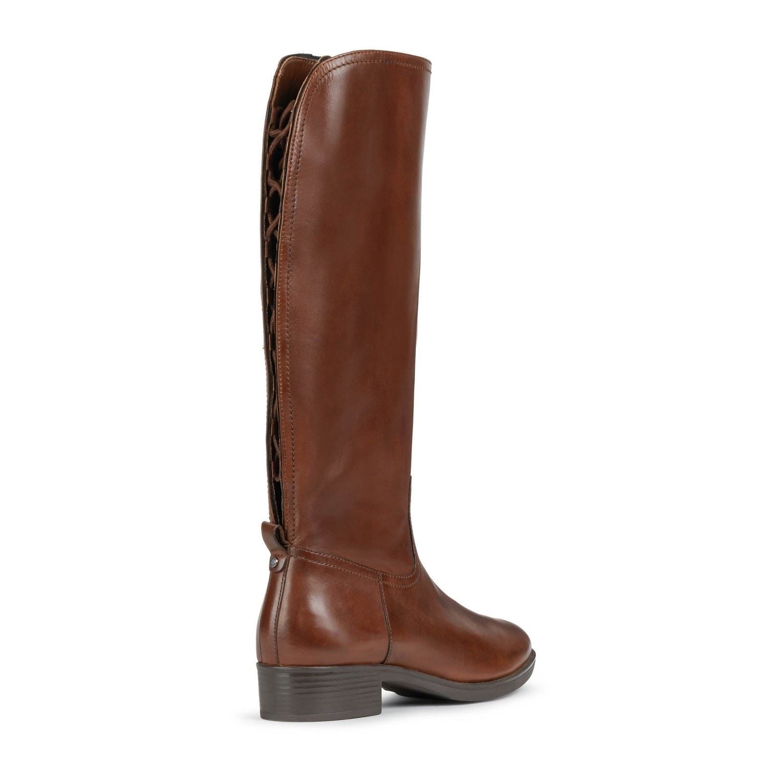 Geox D Felicity Leather Women's Brown Boots