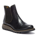 Fly London Salv Womens Black Leather Boots