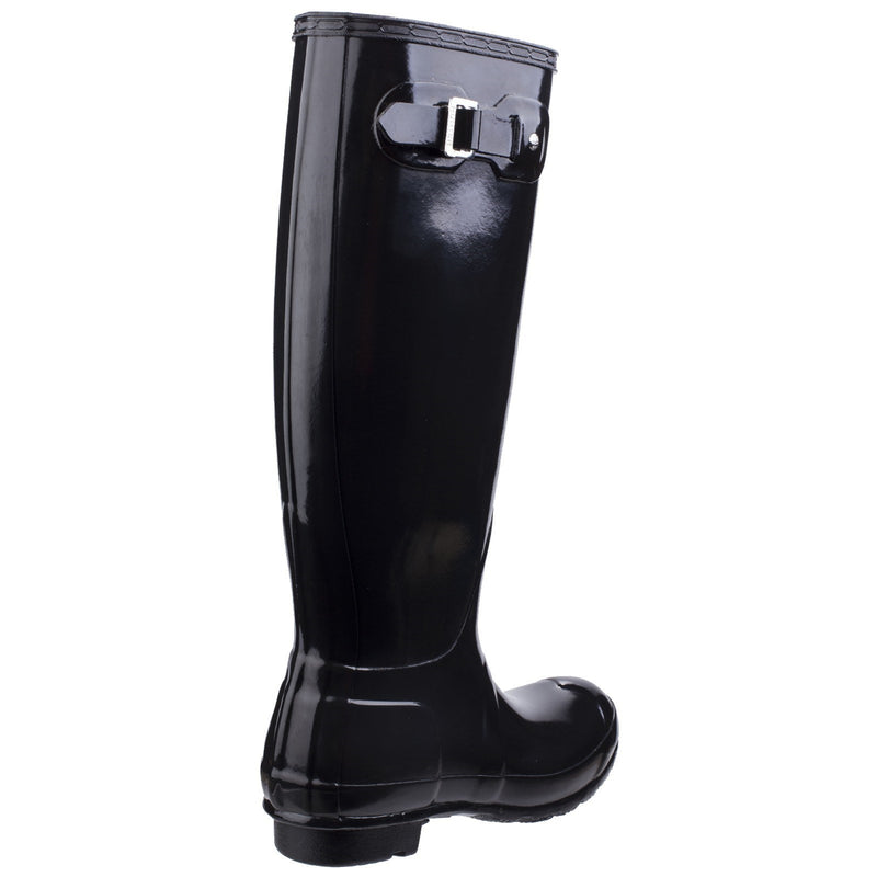 WFT1000RGL-BLK Original Tall Gloss Wellington Boots Female Black