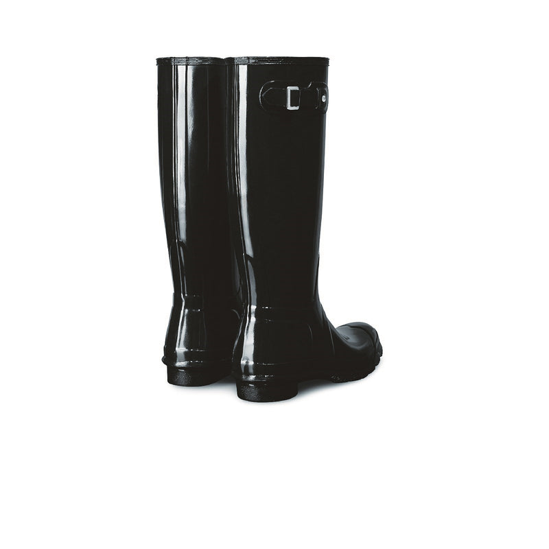 WFT1000RGL-BLK Original Tall Gloss Wellington Boots Female Black