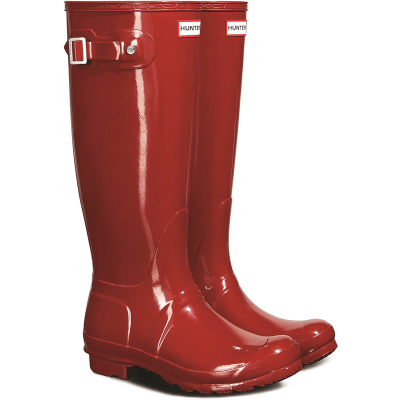 WFT1000RGL-MLR Original Tall Gloss Wellington Boots Female Red