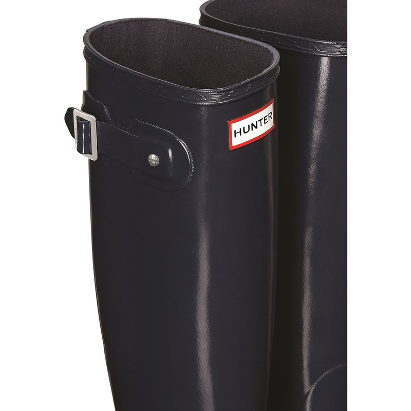 WFT1000RGL-NVY Original Tall Gloss Wellington Boots Female Navy
