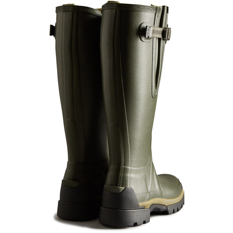 WFT2201RNP-DOV Balmoral Adjustable Synthetic Lined Wellington Female Dark Green