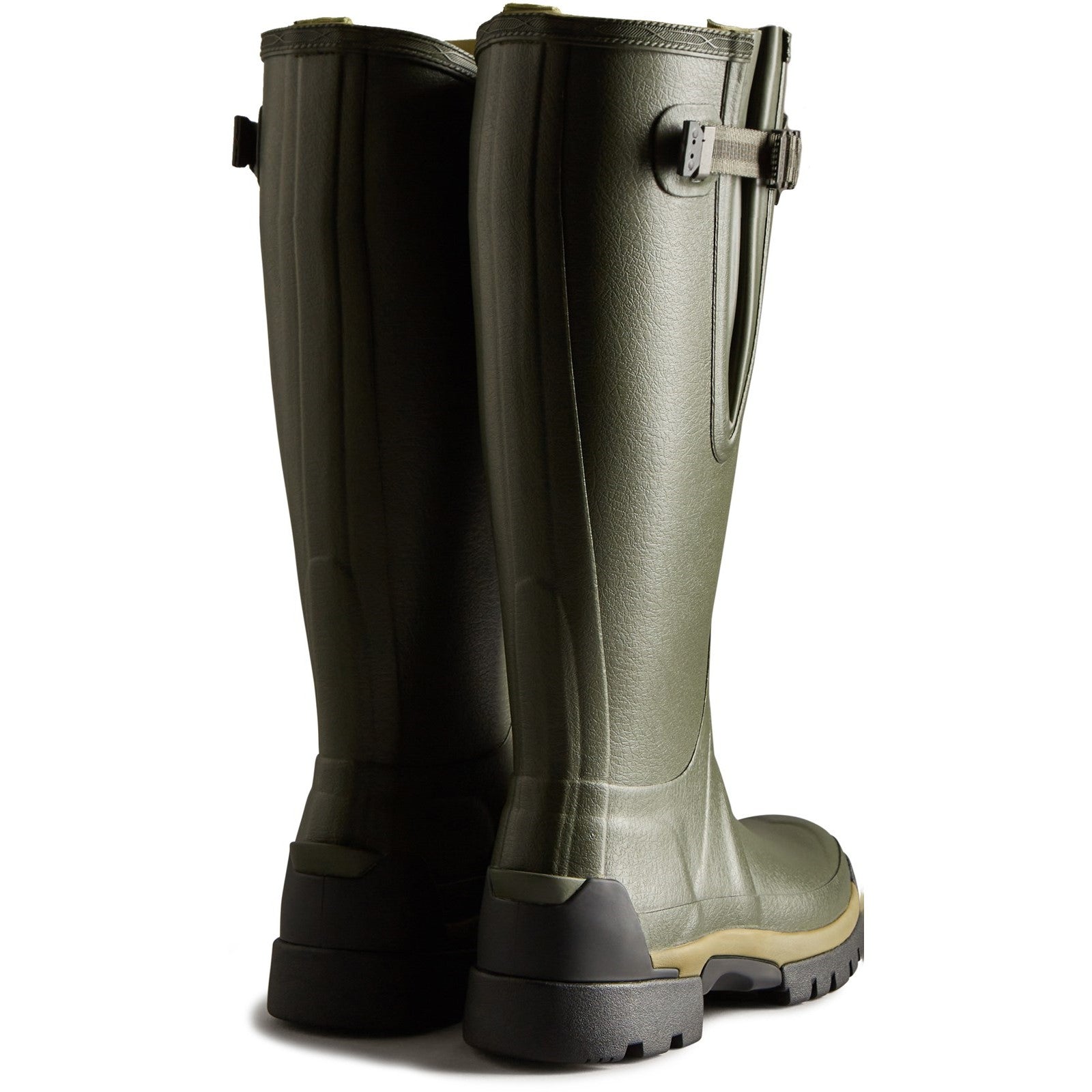 WFT2201RNP-DOV Balmoral Adjustable Synthetic Lined Wellington Female Dark Green