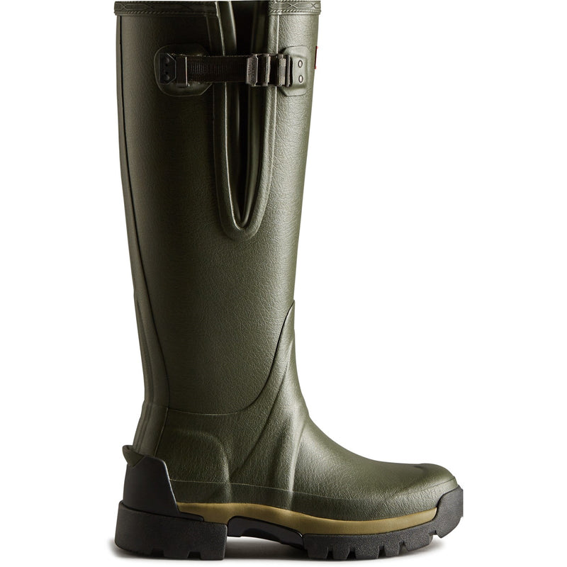 WFT2201RNP-DOV Balmoral Adjustable Synthetic Lined Wellington Female Dark Green