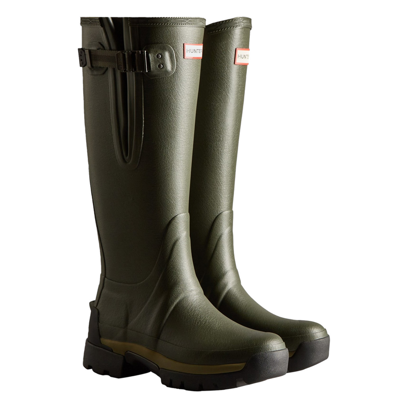 WFT2201RNP-DOV Balmoral Adjustable Synthetic Lined Wellington Female Dark Green