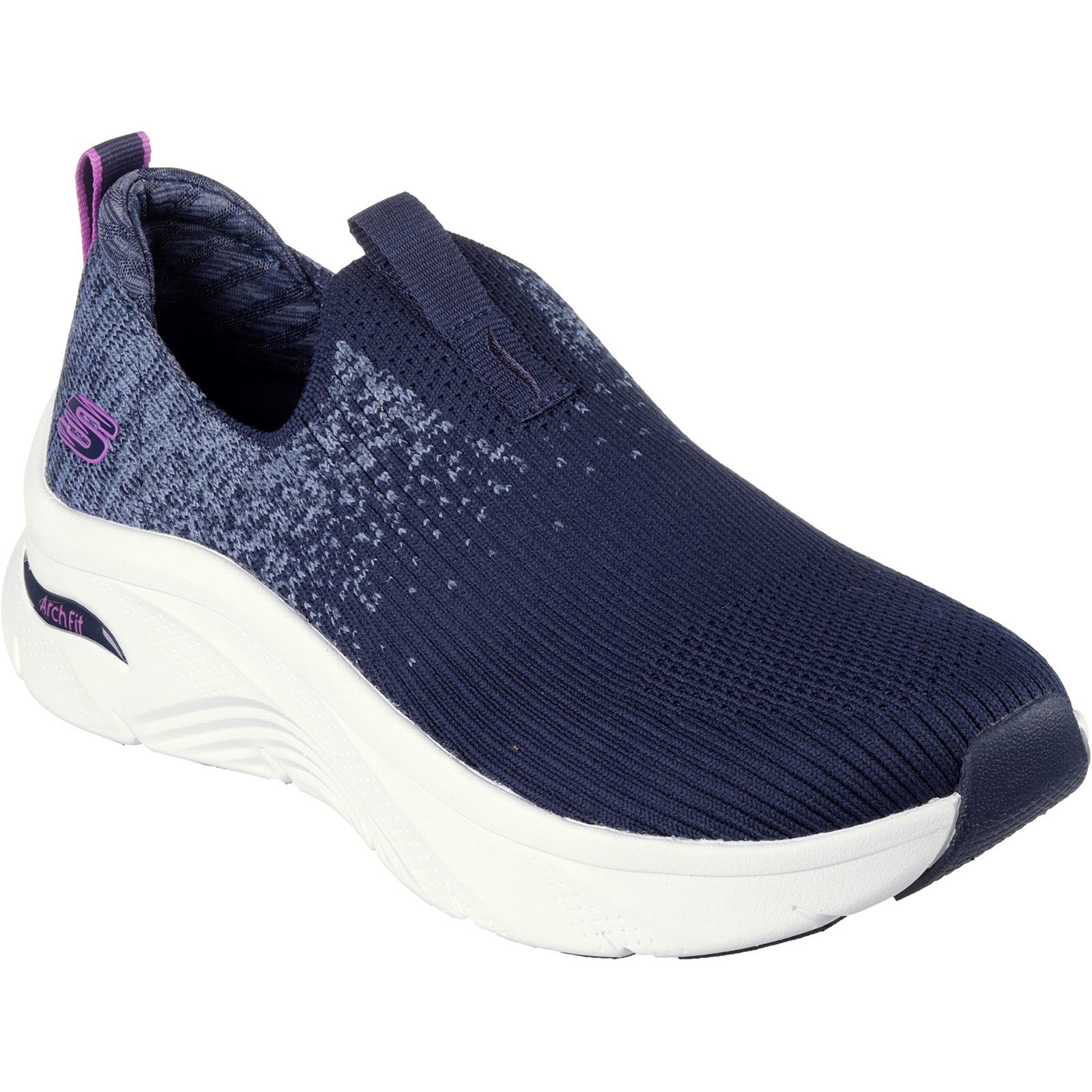 Skechers Womens Arch Fit D'Lux Key Journey 149684-NVY Navy Slip On Shoe