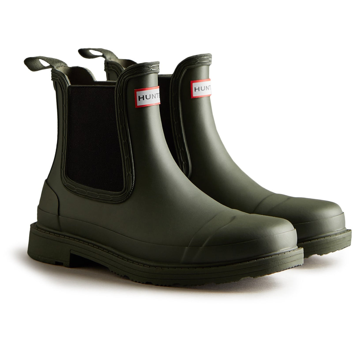 WFS1018RMA-DOV Commando Chelsea Boots Female Green