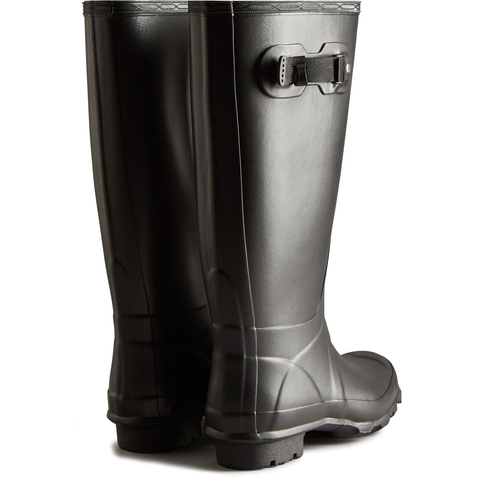 Hunter Huntress Wide Leg Wellington Boots Female Black