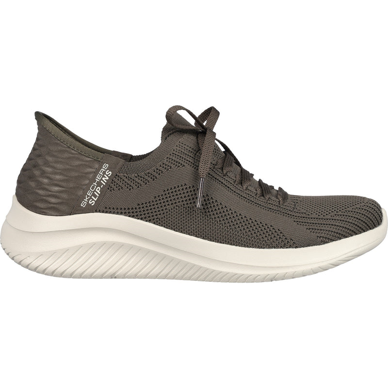 Skechers Womens Ultra Flex 3.0 Brilliant Path 149710-OLV Olive Slip On Shoe