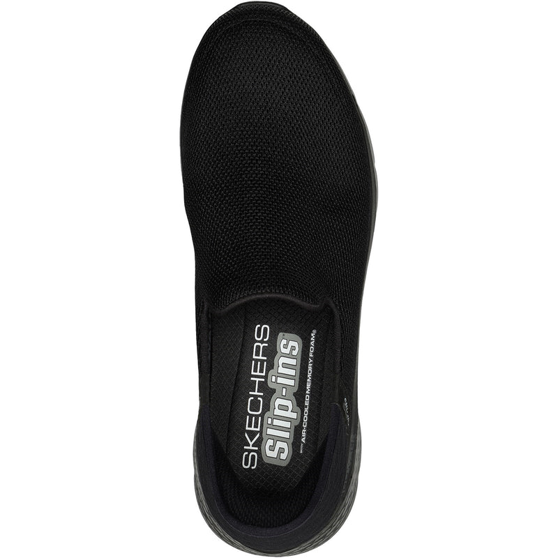 Skechers Mens Go Walk Flex No Hands 216491-BBK Black Slip On Shoe