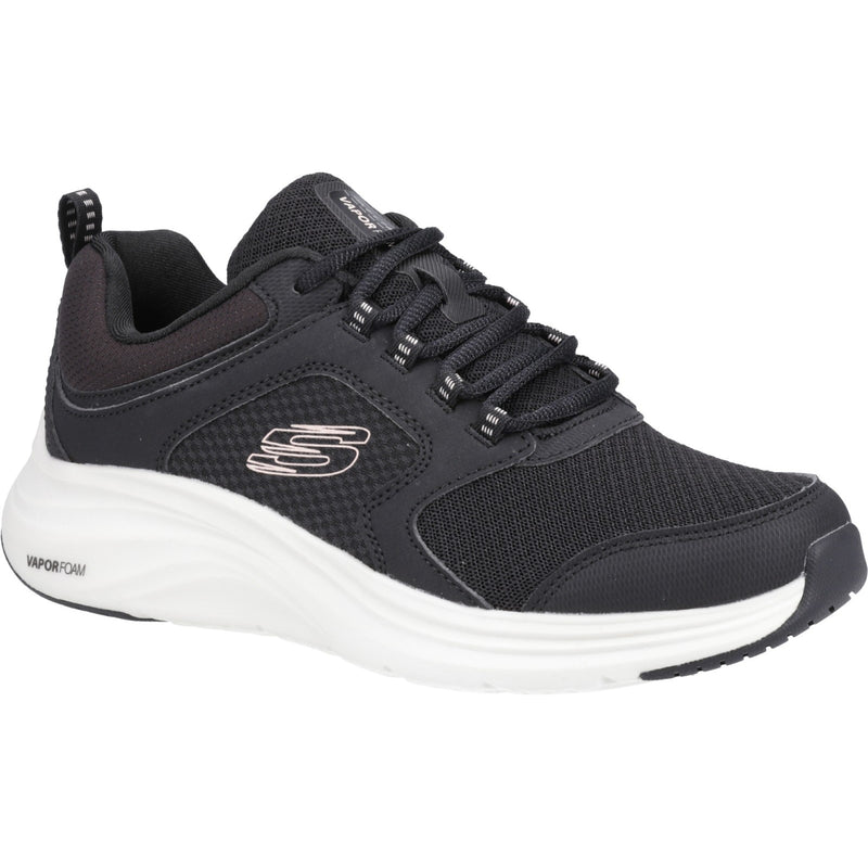 Skechers Womens Vapor Foam 150023-BKPK Black/Pink Lace Up Shoe
