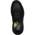 Skechers Mens Garza - Gervin 205046-BBK Black Lace Up Shoe
