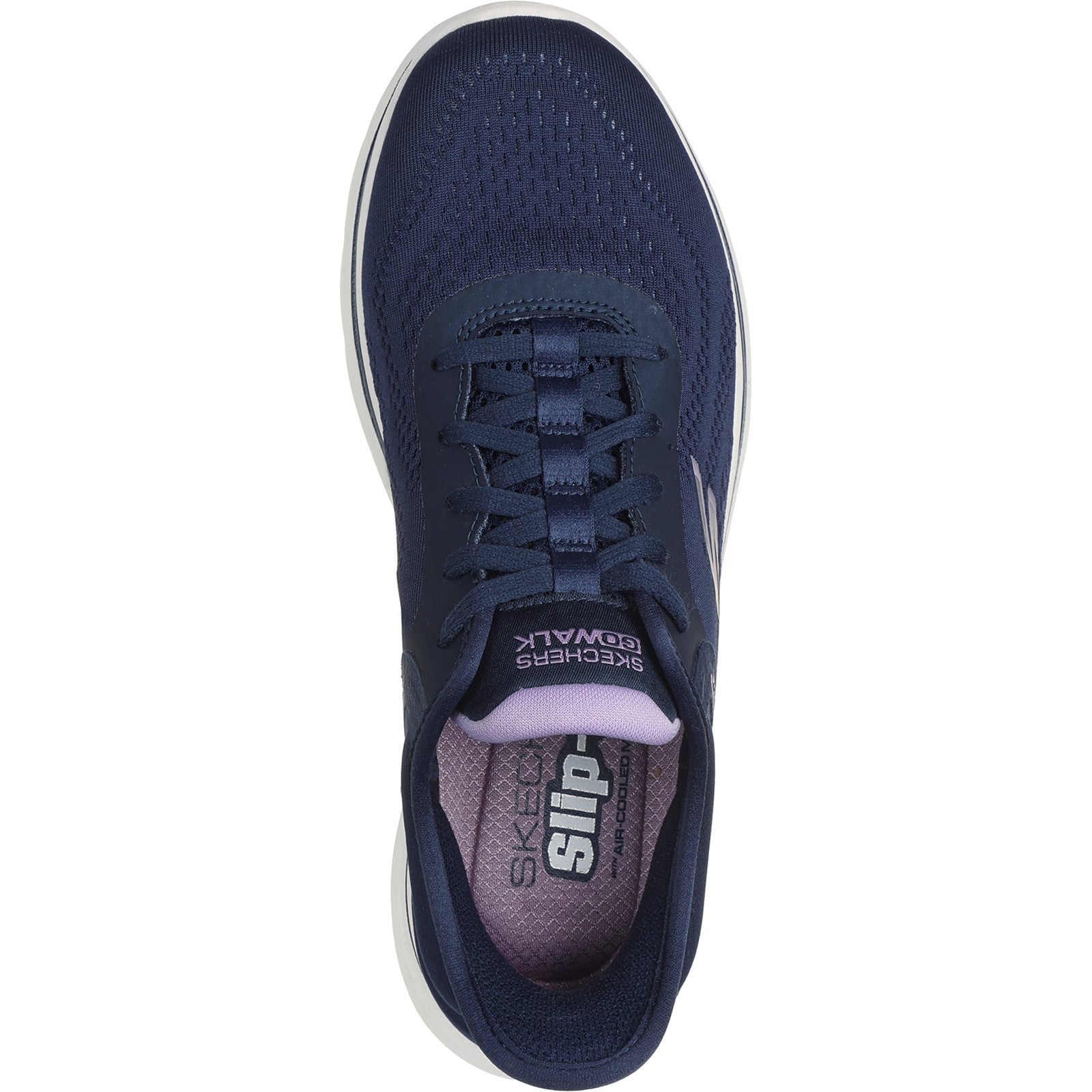 Skechers Womens GO WALK 7 - Valin 125233-NVLV Navy/Lavender Slip On Shoe