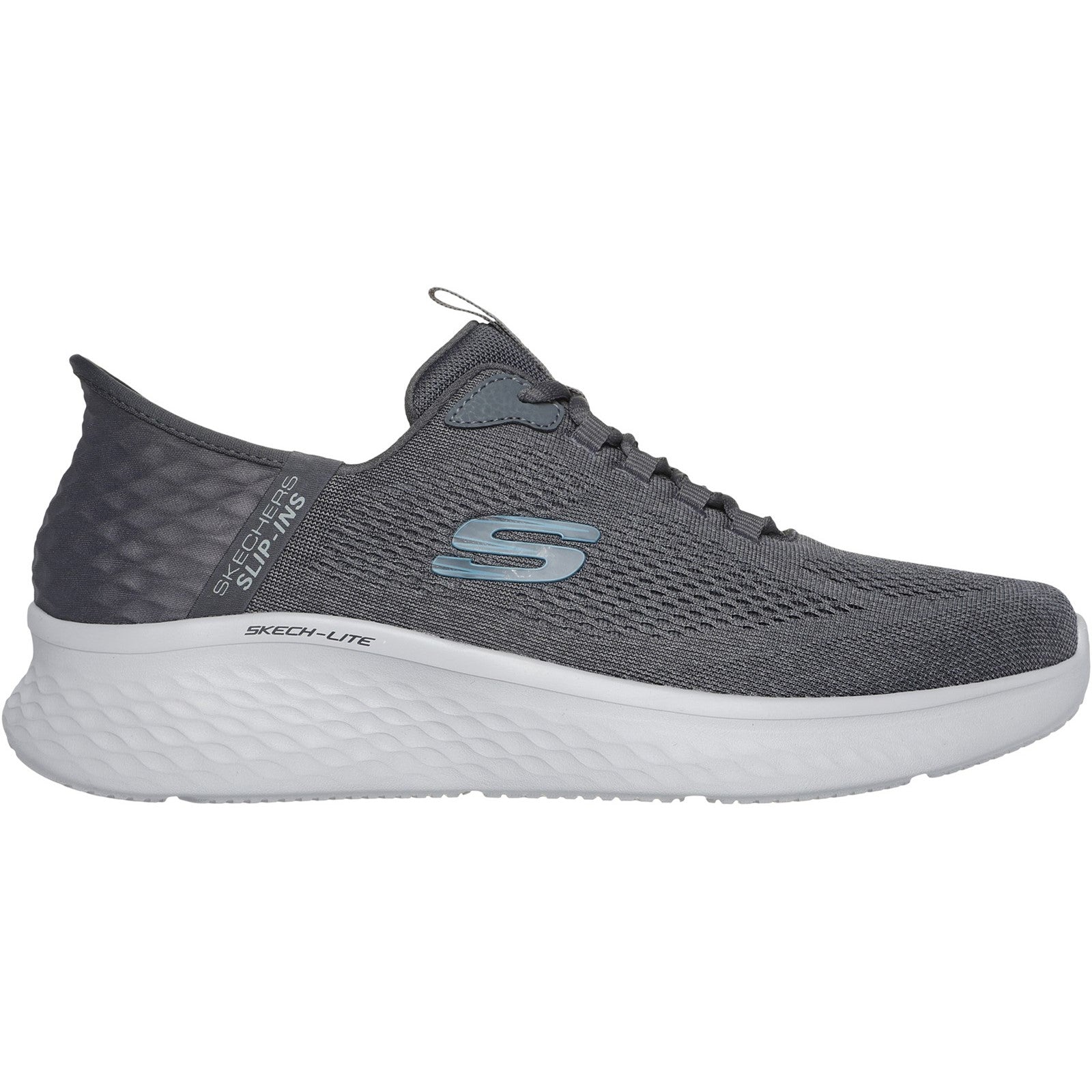 Skechers Mens Skech-Lite Pro Primebase 232466-CCBL Charcoal/Blue Lace Up Shoe