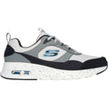 Skechers Mens Skech-Air Court - Yatton 232648-GYMT Grey/Multi Lace Up Shoe