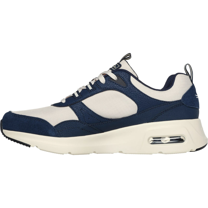 Skechers Mens Skech-Air Court - Yatton 232648-NVNT Navy/Natural Lace Up Shoe