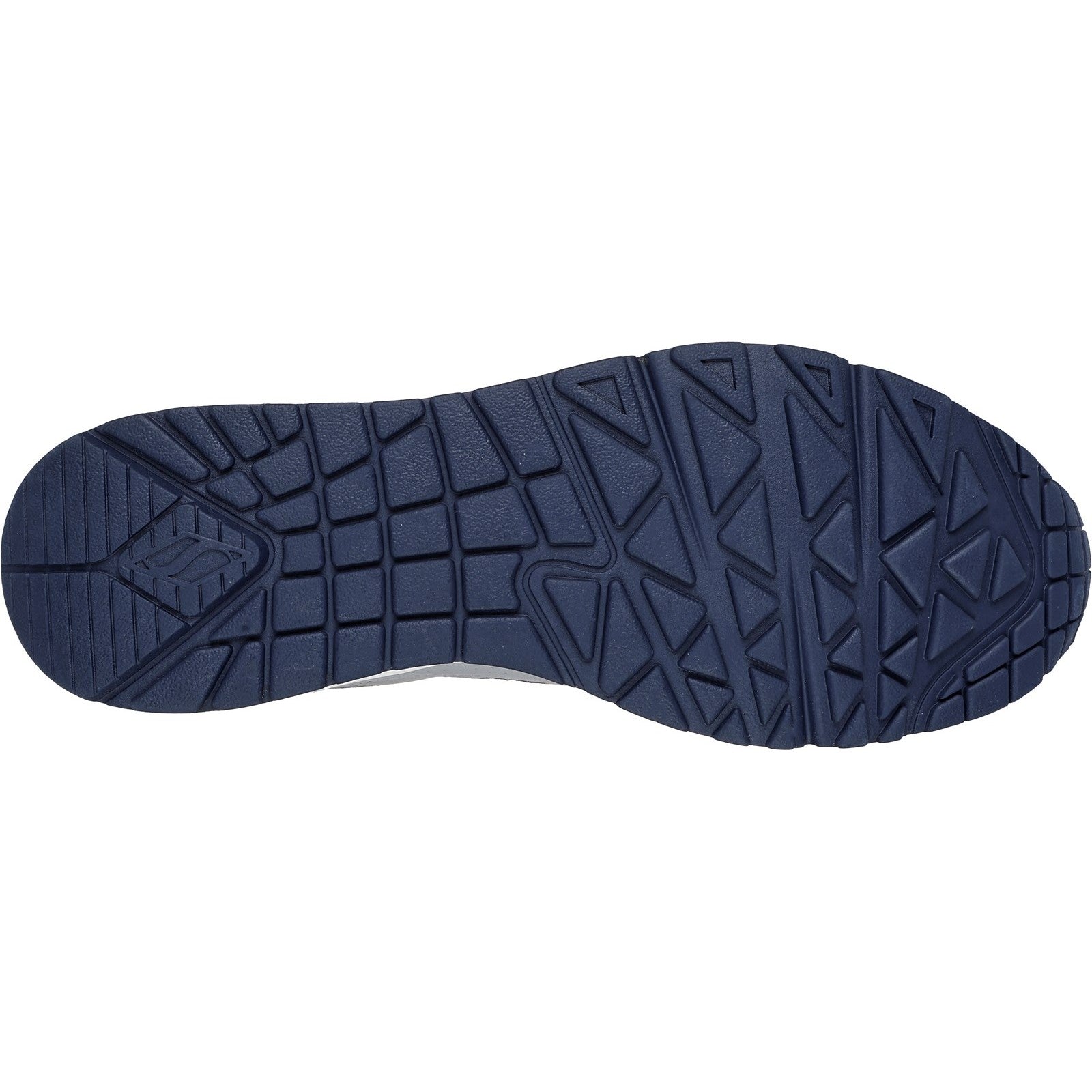 Skechers Mens Uno - Retro One 183020-GRY Grey Lace Up Shoe