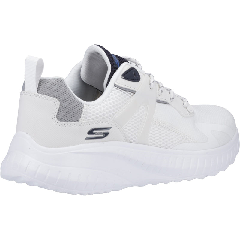 Skechers Mens Bobs Squad Chaos Elevated Drift 118034-WMLT White/Multi Lace Up Shoe