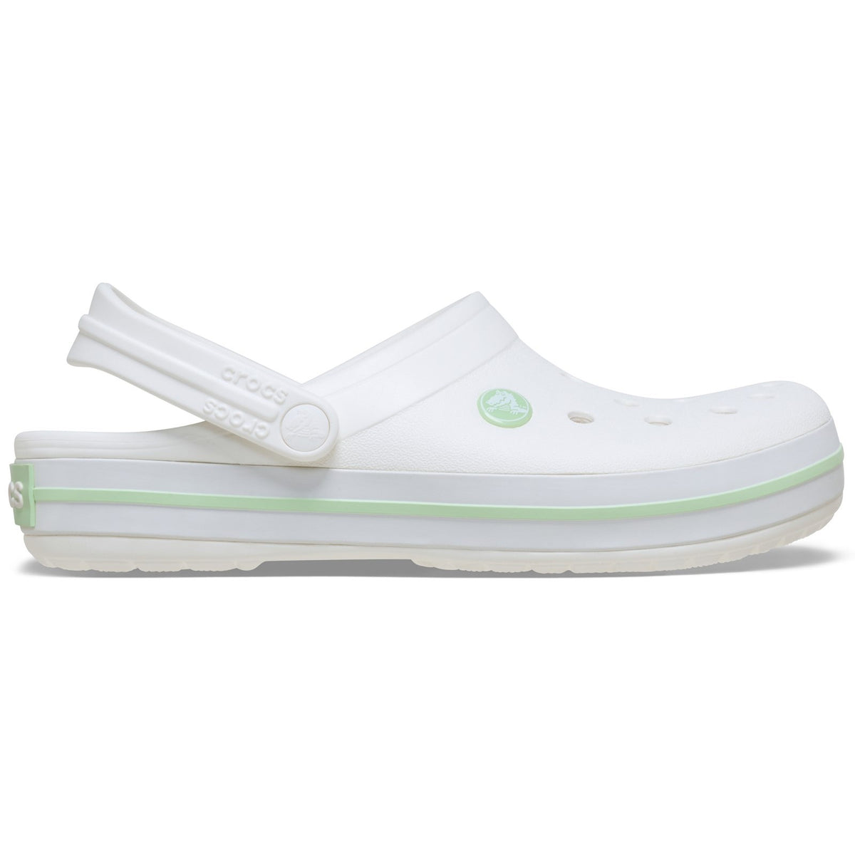 Crocs Crocband EVA Women's White/Serene Green Clogs
