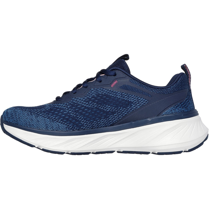 Skechers Womens Edgeride Power Flow 150471-NVPK Navy/Pink Lace Up Shoe