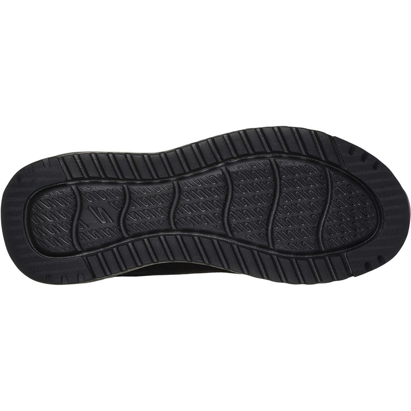 Skechers Womens On-the-GO Stellar - Cozy Step 144775-BBK Black Slip On Shoe