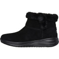 Skechers Womens On-the-GO Stellar - Cozy Step 144775-BBK Black Slip On Shoe