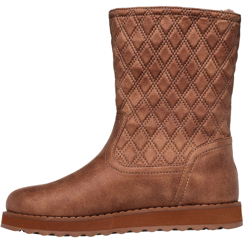 Skechers Womens Keepsakes 2.0 Morning Walks 167675-CSNT Chestnut Zip Shoe