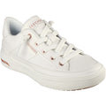 Skechers Womens Arch Fit Arcade On My Way 177189-WHT White Lace Up Shoe
